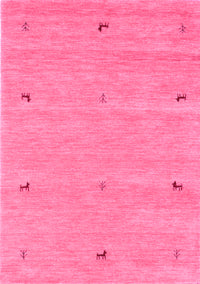 Abstract Pink Contemporary Rug, con951pnk