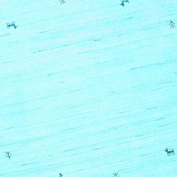 Square Machine Washable Solid Light Blue Modern Rug, wshcon952lblu