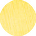 Round Solid Yellow Modern Rug, con952yw