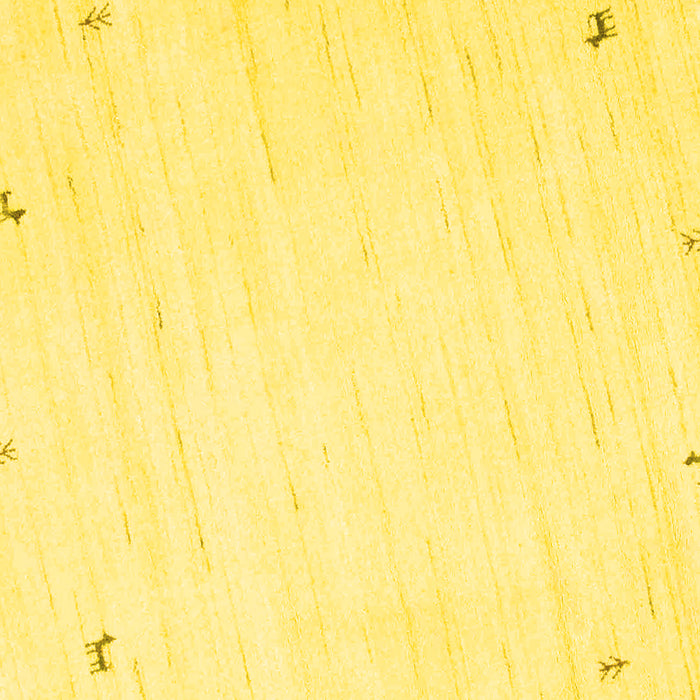 Square Machine Washable Solid Yellow Modern Rug, wshcon952yw