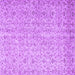 Square Machine Washable Abstract Purple Contemporary Area Rugs, wshcon953pur