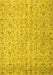 Abstract Yellow Contemporary Rug, con953yw