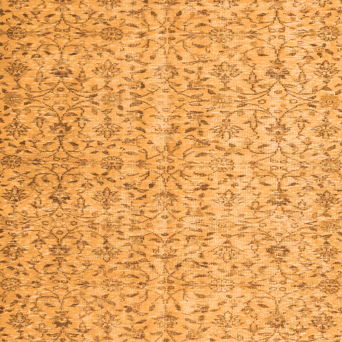 Abstract Orange Contemporary Rug, con953org