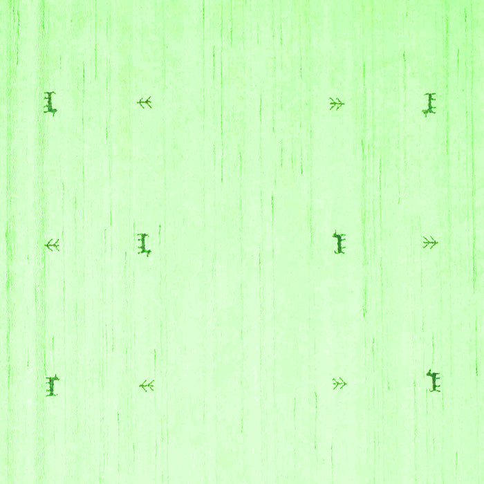 Solid Green Modern Rug, con954grn