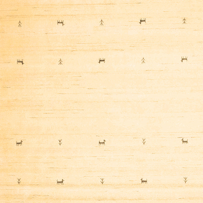 Square Solid Brown Modern Rug, con954brn