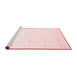 Modern Red Washable Rugs