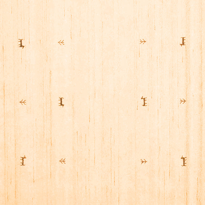 Solid Orange Modern Rug, con954org