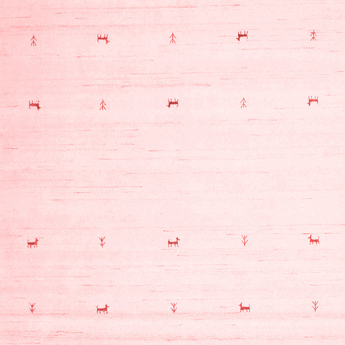 Solid Red Modern Rug, con954red