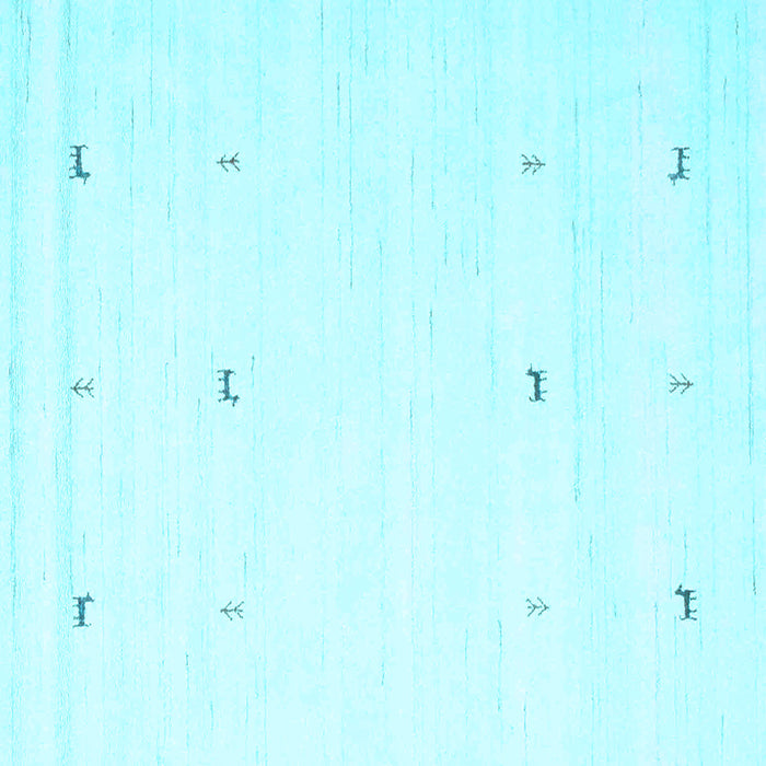 Solid Light Blue Modern Rug, con954lblu