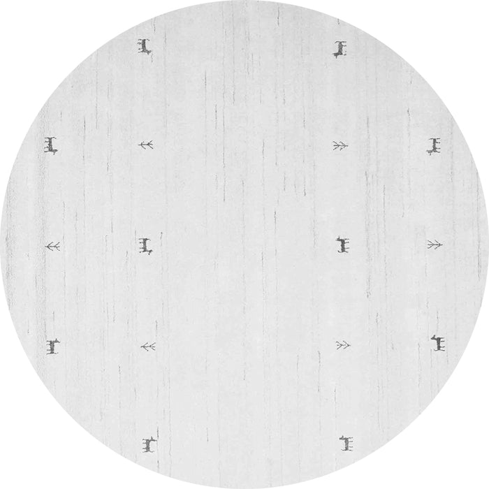 Square Solid Gray Modern Rug, con954gry