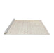 Serging Thickness of Machine Washable Contemporary Champagne Beige Rug, wshcon955