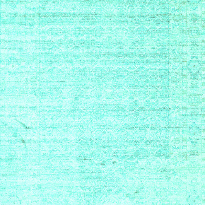 Solid Turquoise Modern Rug, con955turq