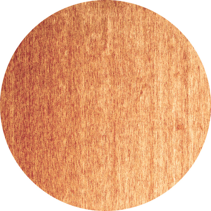 Round Abstract Brown Contemporary Rug, con956brn