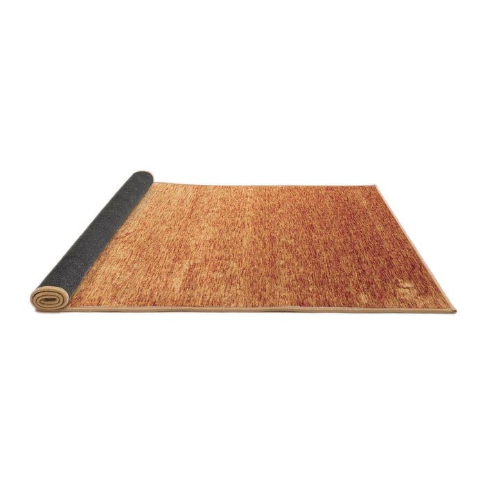 Sideview of Abstract Brown Contemporary Rug, con956brn