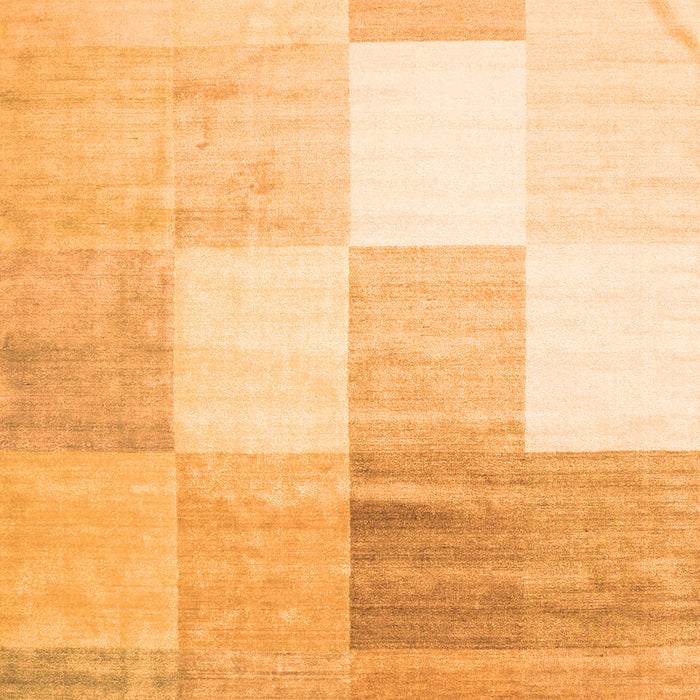 Abstract Orange Contemporary Rug, con957org