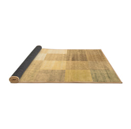 Sideview of Abstract Brown Contemporary Rug, con957brn