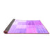 Sideview of Abstract Purple Contemporary Rug, con957pur