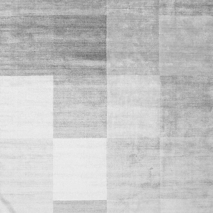 Abstract Gray Contemporary Rug, con957gry