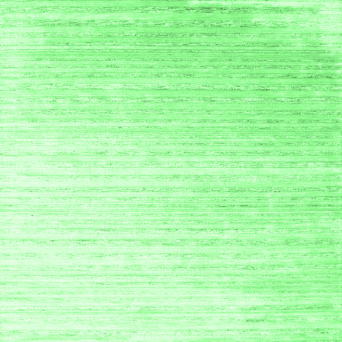 Square Abstract Emerald Green Contemporary Rug, con958emgrn