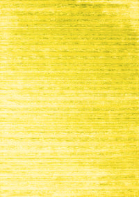 Abstract Yellow Contemporary Rug, con958yw