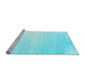 Sideview of Machine Washable Abstract Light Blue Contemporary Rug, wshcon958lblu