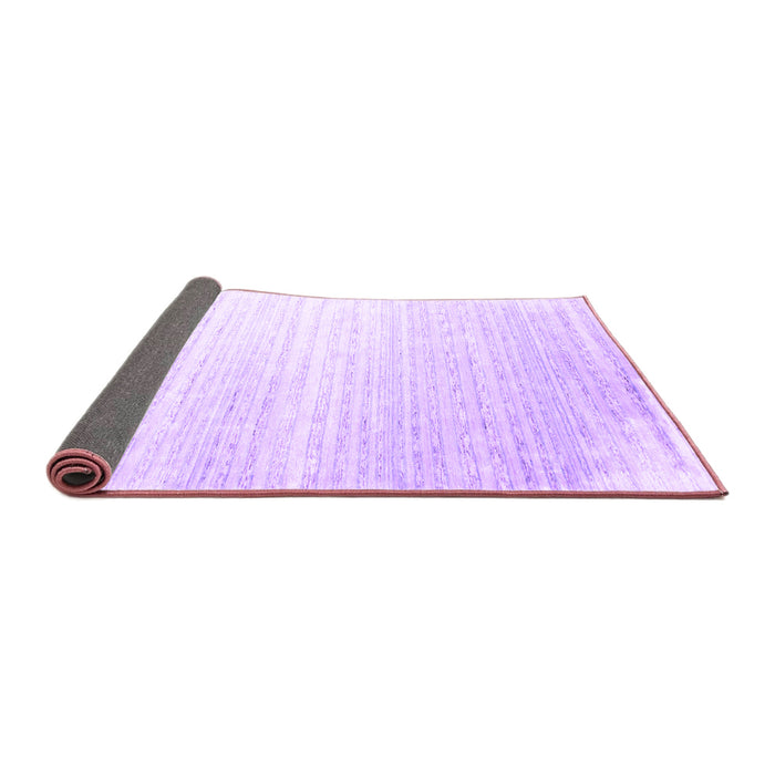 Sideview of Abstract Purple Contemporary Rug, con958pur