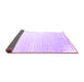 Sideview of Abstract Purple Contemporary Rug, con958pur