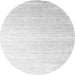 Square Abstract Gray Contemporary Rug, con958gry