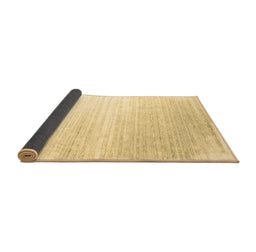 Sideview of Abstract Brown Contemporary Rug, con958brn