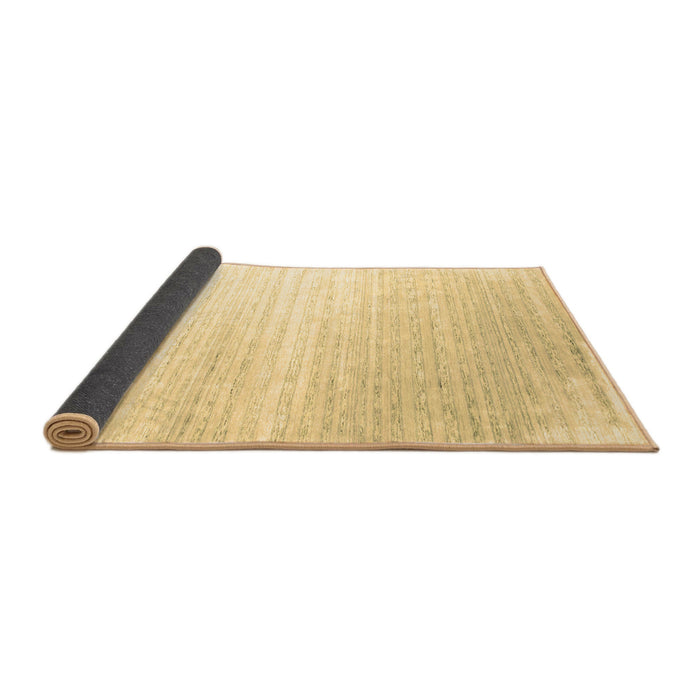 Sideview of Abstract Brown Contemporary Rug, con958brn
