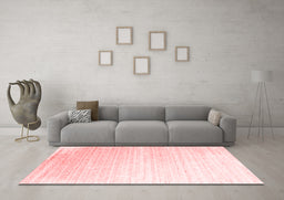 Contemporary Red Washable Rugs