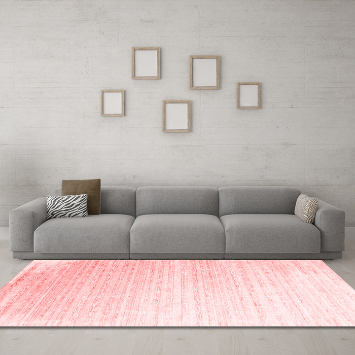 Contemporary Red Washable Rugs