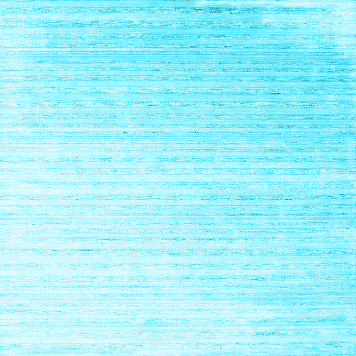 Square Abstract Light Blue Contemporary Rug, con958lblu