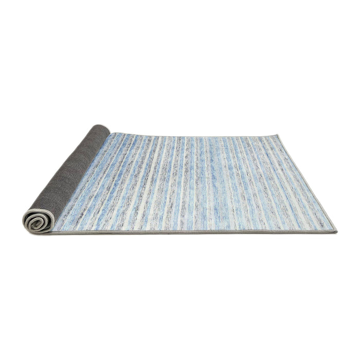 Thickness of Contemporary Pale Blue Modern Rug, con959