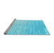 Sideview of Machine Washable Abstract Light Blue Contemporary Rug, wshcon959lblu