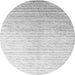 Square Abstract Gray Contemporary Rug, con959gry