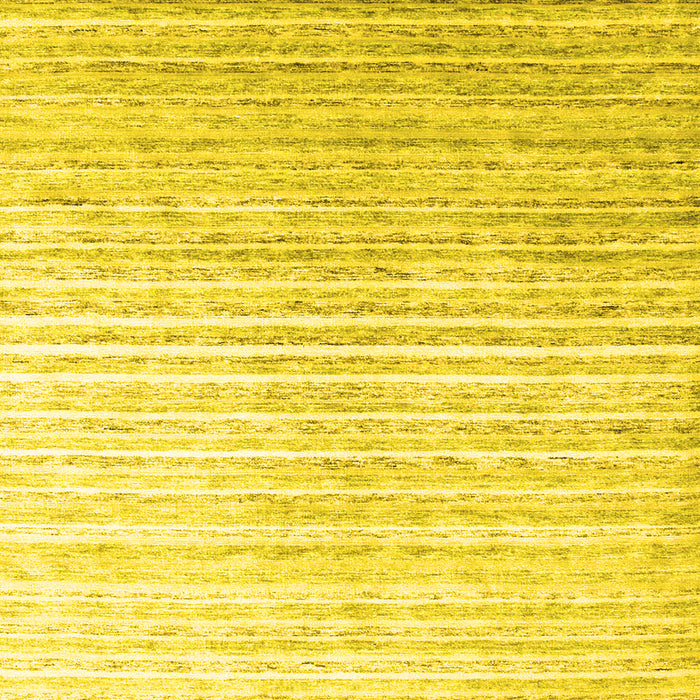 Abstract Yellow Contemporary Rug, con959yw