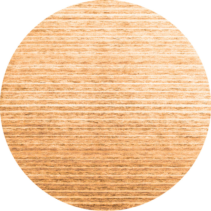 Square Abstract Orange Contemporary Rug, con959org