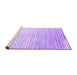 Sideview of Machine Washable Abstract Purple Contemporary Area Rugs, wshcon959pur