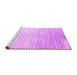 Sideview of Machine Washable Abstract Pink Contemporary Rug, wshcon959pnk