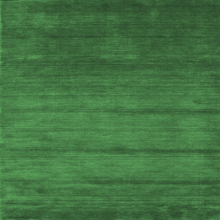 Square Machine Washable Abstract Emerald Green Contemporary Area Rugs, wshcon95emgrn