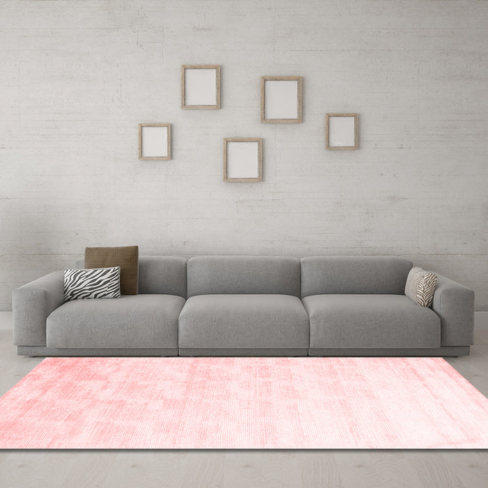 Modern Red Washable Rugs