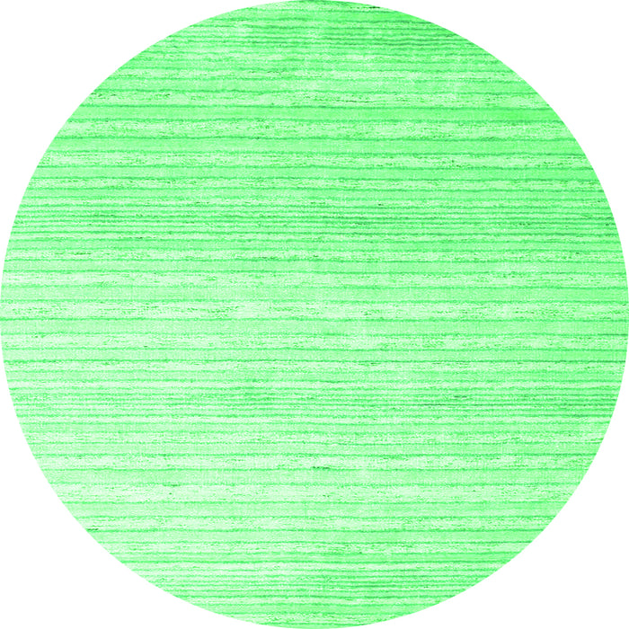 Square Abstract Green Contemporary Rug, con961grn