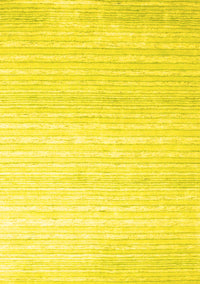 Abstract Yellow Contemporary Rug, con961yw