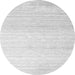 Square Abstract Gray Contemporary Rug, con961gry