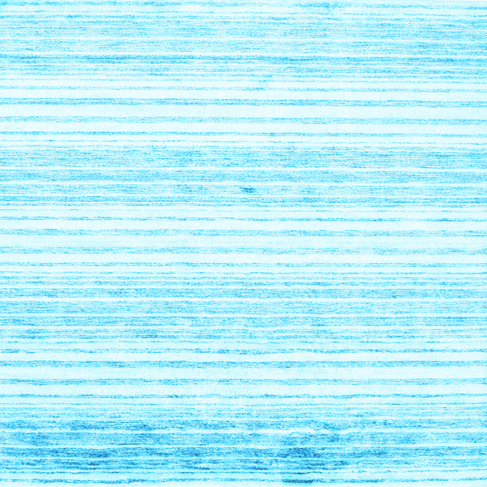 Square Machine Washable Abstract Light Blue Contemporary Rug, wshcon962lblu