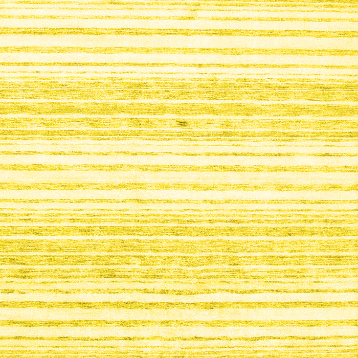 Abstract Yellow Contemporary Rug, con962yw