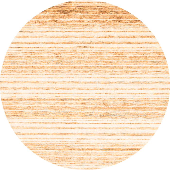 Square Abstract Orange Contemporary Rug, con962org