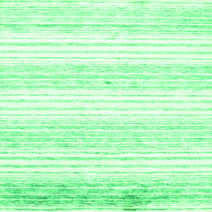 Serging Thickness of Abstract Green Contemporary Rug, con962grn