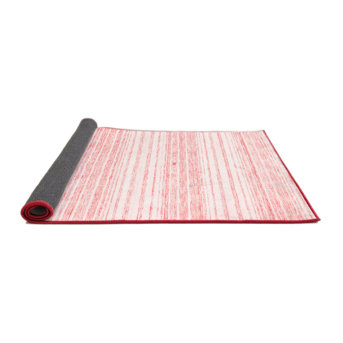 Abstract Red Contemporary Area Rugs